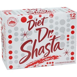 Shasta Diet Dr Shasta Soda, 12-Ounce Cans (Pack of 24)