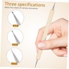 SEWACC 3pcs Pottery Embossing Tools Set Handle Styluses for Clay