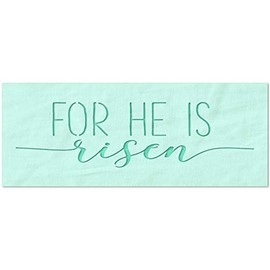 Stencil Stop for He is Risen Stencil - Reusable for DIY Projects, Painting, Drawing, Crafts - 14 Mil Mylar Plastic (9 x 4.13 inches)