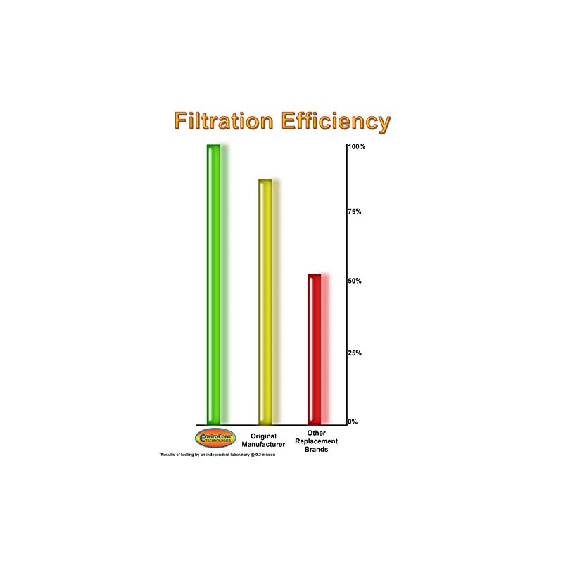EnviroCare Replacement HEPA Vacuum Cleaner Filter Designed to Fit Riccar