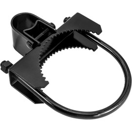 Black 6-5/8" x 1-5/8" or 1-7/8" Bulldog Hinge - Powder Coated - Pressed Steel