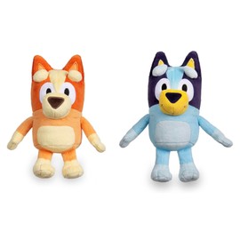 Bluey Friends Soft Bingo Plush Toy 2PCS 20cm/8" Tall AFORENTER Bingo Plush Dog Just Like Cartoon for Children Ages 3+ Years