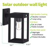 MDENLT 2 Pack Solar Porch Lights Outdoor,Solar Wall Lights with