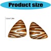 Trendy Zebras Pattern Metal Earrings