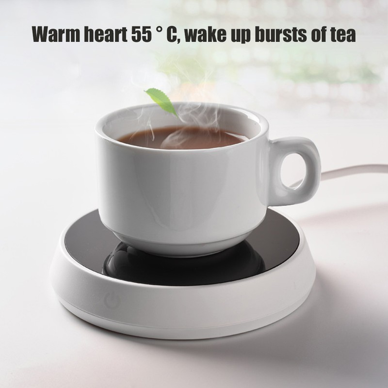 Heating Coaster Gravity Sensing Cup Warmer Heat Placemat Electric Thermostat
