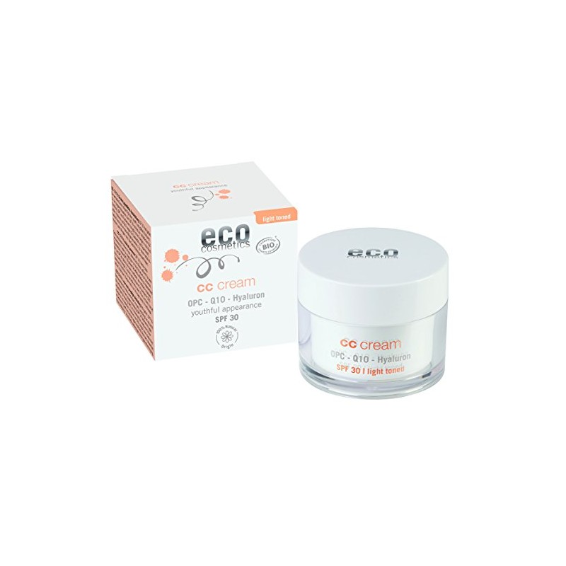 Eco Cosmetics Natural Q10 CC Cream SPF30 Light Toned 60ml