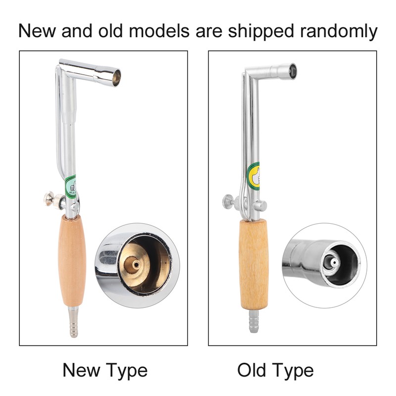 Adjustable Flame Gas Wood Handle Welding Torch Jewelry Making Soldering