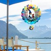 Gnomes Hanging Wind Spinners,12 Inch 3D Garden Spinner Kinetic Art