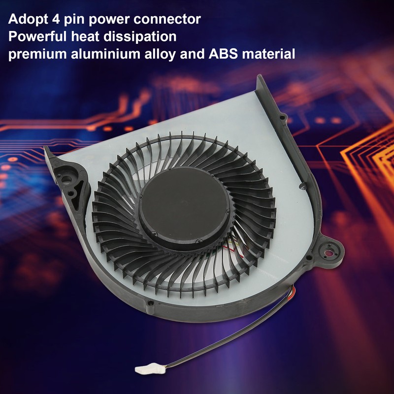 Nitro 5 CPU Cooling Fan Durable ABS Aluminum Alloy 4Pin