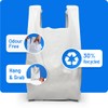 Adult Nappy Disposal Bags White | 100 Pack | 10%