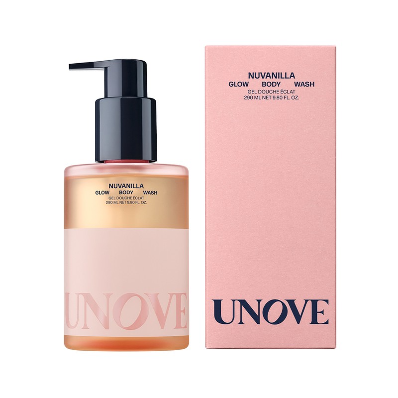 UNOVE Glow Body Wash 290ml (Nu Vanilla/Rosy Aura) - Rosy
