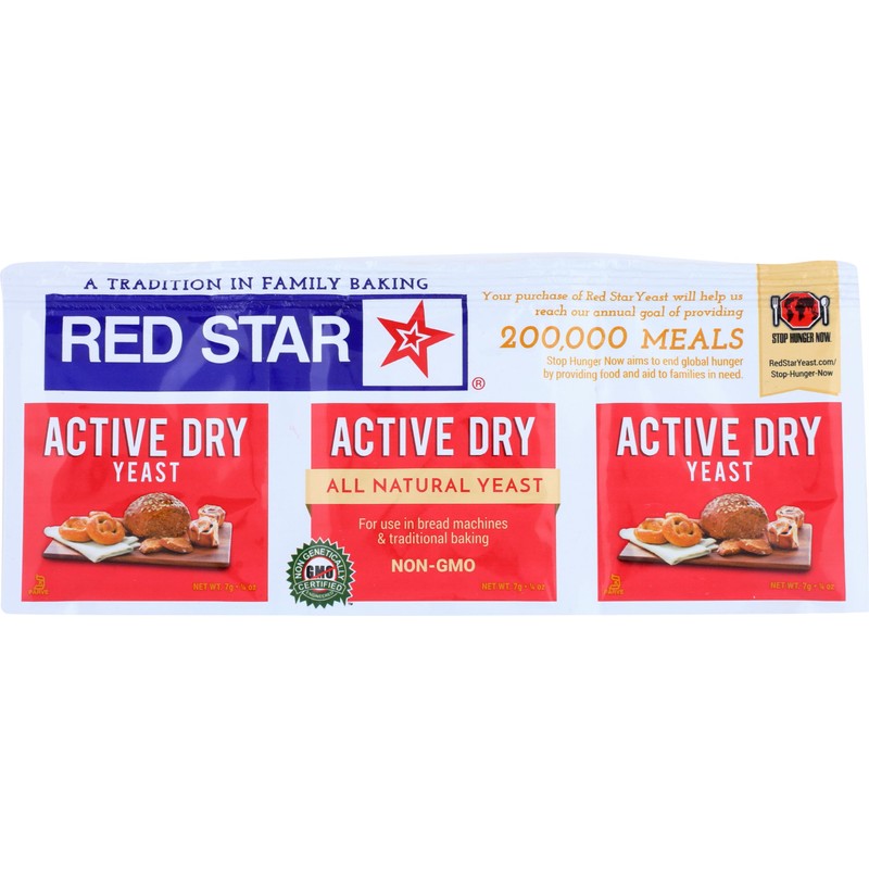 Red Star, Yeast A Countive Dry Gluten Free 3 Count,