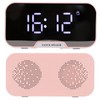 D‑88 Multifunctional Bluetooth Clock Speaker Portable Dual Alarm Clock Function