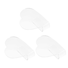 FRCOLOR 3Pcs Nail Art Mixing Palette Handheld Color Mixing Boards for Manicure DIY Nail Art for Blending Gel Pigments and Cosmetics for Home Salon Use