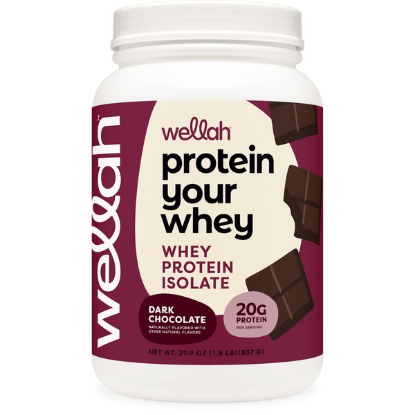 Wellah Wellah Protein Your Whey (30 Servings, Dark Chocolate) -