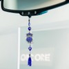 Blue Evil Eye Owl Car or Wall Decor Charm Hanging
