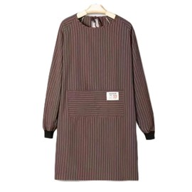 [Y&Y&Y] Brown Unisex Restaurant Cute Apron, Kappo Kimono Kimono Simple Commercial Smock Nursery School Teacher Basic, Braun