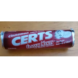 Certs 1 Roll Certs Mints Cinnamon Classic 0.72oz Collectors Candy (SEE DETAILS)
