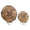 DARO Design Engraved Round Wooden Plaque, Gift for Anniversaries, Birthdays,