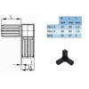 cyclingcolors Square Tube connectors 2 or 3 Way 20x20 25x25