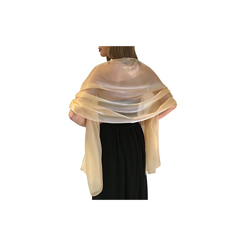 Central Chic Silky Iridescent Pashmina Wrap Stole Shawl For Weddings