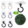 Ceiling Hook (10pcs), Multipurpose Self Adhesive No Drill Ceiling Hanging