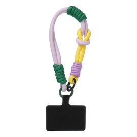 PATIKIL Wrist Strap, Universal Wrist Lanyard Strap Wristlet Charm Anti Theft Cell Phone Lanyard with Tether Tab, Purple Green