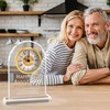 40th Anniversary Wedding Gifts Crystal Clock Gifts For Wife Husband,Laser