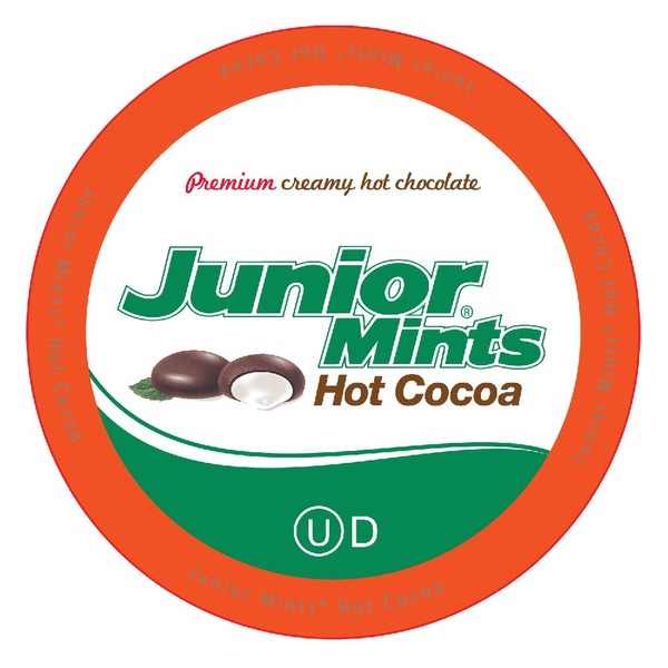 Tootsie Roll Junior Mints Hot Cocoa Pods, Compatible with Keurig K Cup Brewers, Perfect Peppermint Hot Chocolate Gift, Candy Junior Mints Hot Cocoa, 40 Count