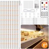 LAFULIT 10 PCS Under Cabinet Lights Kit, Motion Sensor LED
