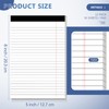 Nichela 5" x 8" Note Pads 12 Pack of Legal