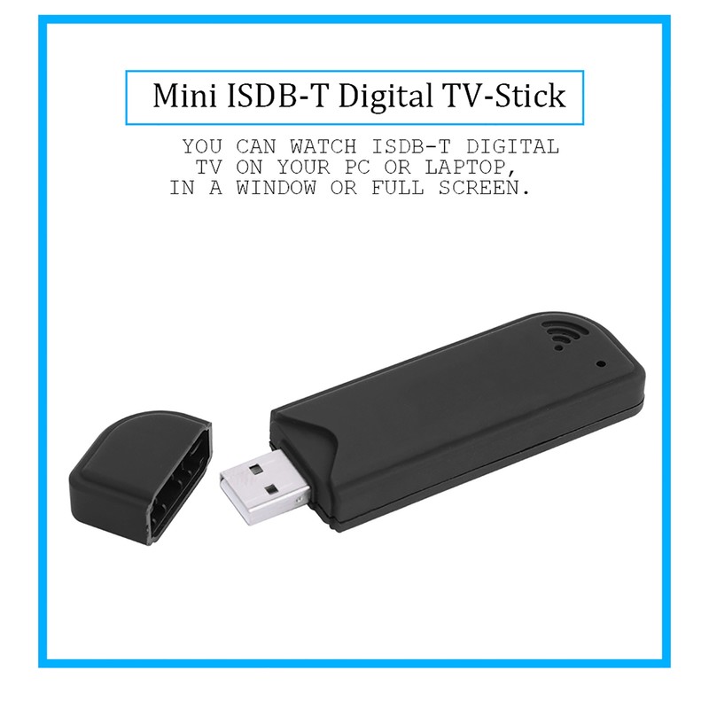 Mini USB2.0 TV Receiver ISDB‑T Digital TV Stick Tuner Video