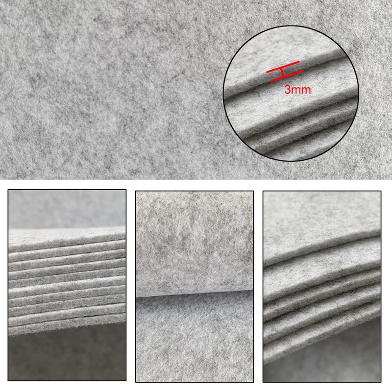 aufodara Felt Roll 14 cm x 500 cm Felt Fabric