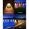 KEILAIMO Solar Fence Lights Outdoor, 12 Pack IP65 Waterproof Fence