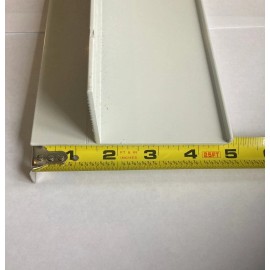 Grand Design SAMPLE Fuji White Aluminum Off Set T Molding Slide Out  4 3/4x1 7/8 Grand Design