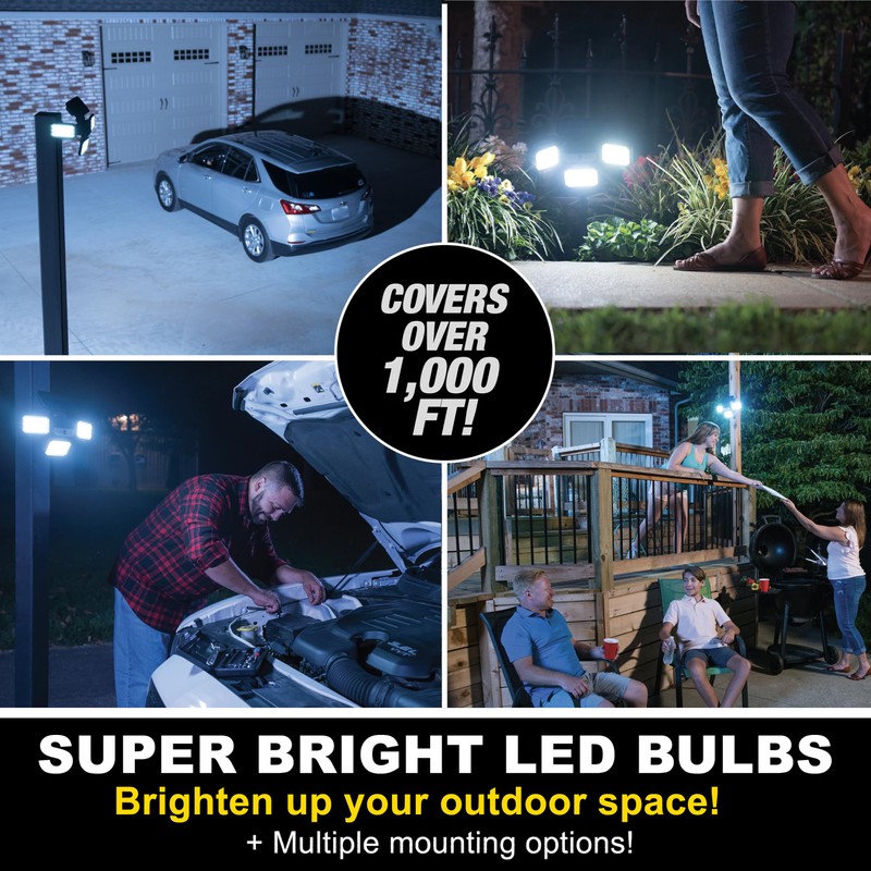 Bionic Floodlight Deluxe Solar Light Outdoor Waterproof Patio Light Motion