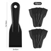 16 Pcs Plastic Putty Knife 2" Black Flexible Putty Knife
