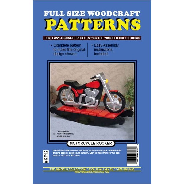 Motorcycle Rocker Woodworking Project Plan