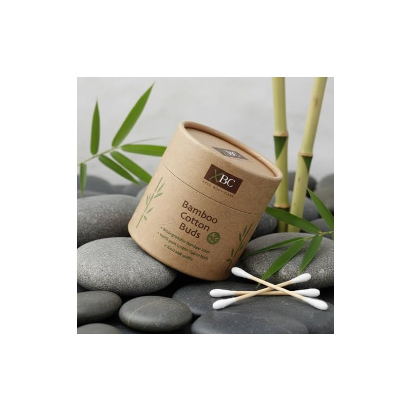 Bamboo Cotton Buds 3 Pack (900 Buds) | Biodegradable Bamboo