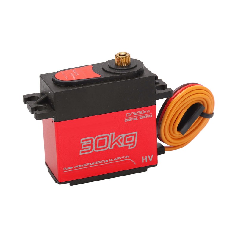 RC 30KG Servo Quick Response Aluminum Alloy 180 Degree Waterproof