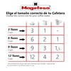 MAGEFESA 01PACFKEB03 Kenia Noir Kaffeemaschine, 3 Tassen, aus emailliertem Aluminium,