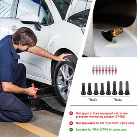 zxbaers Quick Tire Valve Change Tool for Cars, Tire Valve Stem Core Quickly Replacement Tool Kit, Perfect Tool for Replacing Leaky Valves in Cars,ATVs,Trucks, etc, with TR413/TR414
