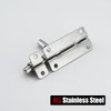 JQK Door Latch Lock Barrel Bolt 4 Inch, 304 Stainless