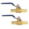 5/8" Barb PEX Valve, 16mm OD Brass Ball Valve, 90