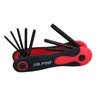 AB Tools 3pc Folding Allen Hex Star Torx Key Wrench