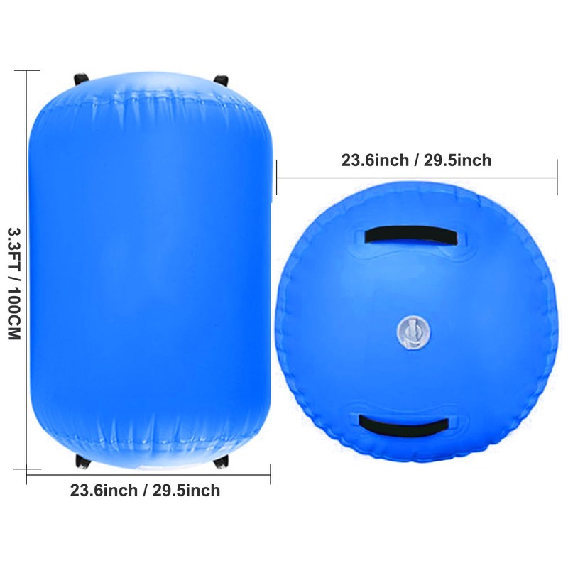 TOSPORT Air Roller Gymnastics Mat 60 75 cm Inflatable Air