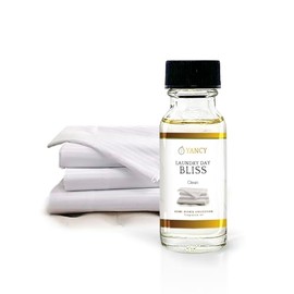 YANCY Laundry Day Bliss Home Collection Fragrance Oil (1/2 oz), Fresh Laundry-Inspired Scent, Clean Aroma for Diffusers, Oil Burners & Aroma Lamps, Crisp Scent for Daily Freshness