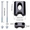 22mm Handlebar Risers,7/8" Handlebar Mount Clamp Risers Compatible with Coleman
