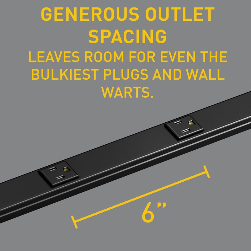 Legrand Wiremold BK20GB306TR Plugmold 2000 Series 3 Foot Hardwired Power