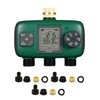 MOES 3 Outlet Sprinkler Timer, Brass Inlet, Programmable Automatic Irrigation